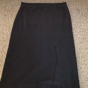 Long skirt high leg slit